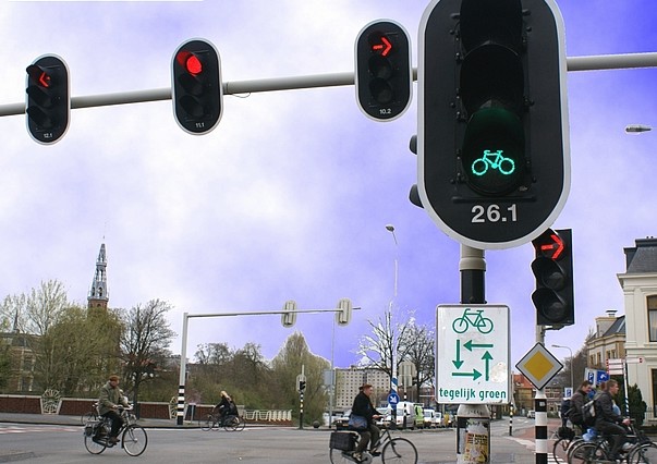 Vert intégral pour cyclistes