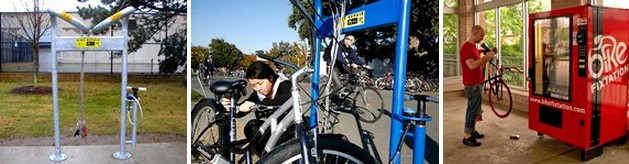 Stations publiques de réparation pour vélos