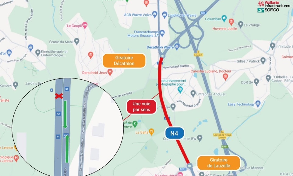 Cyclostrade N4-E411 (plan)