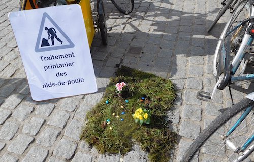Cyclistes gonflés à bloc (Mons)