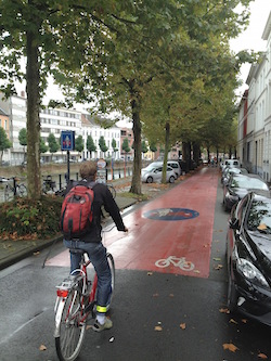Rue Cycliste à Gand