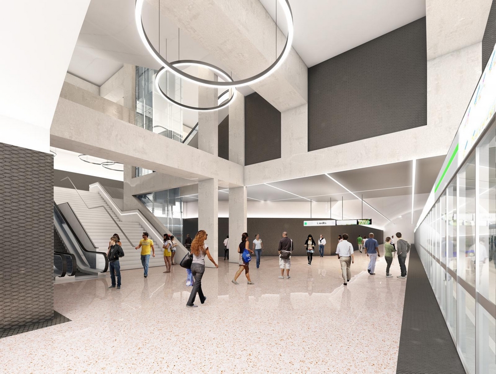 Projet metro Nord - Station Liedts
