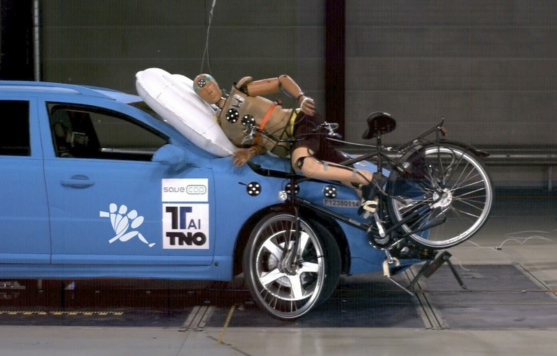 Airbag pour cyclistes