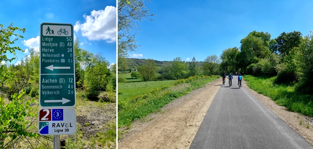 Le long de l'EuroVelo 3 en Wallonie