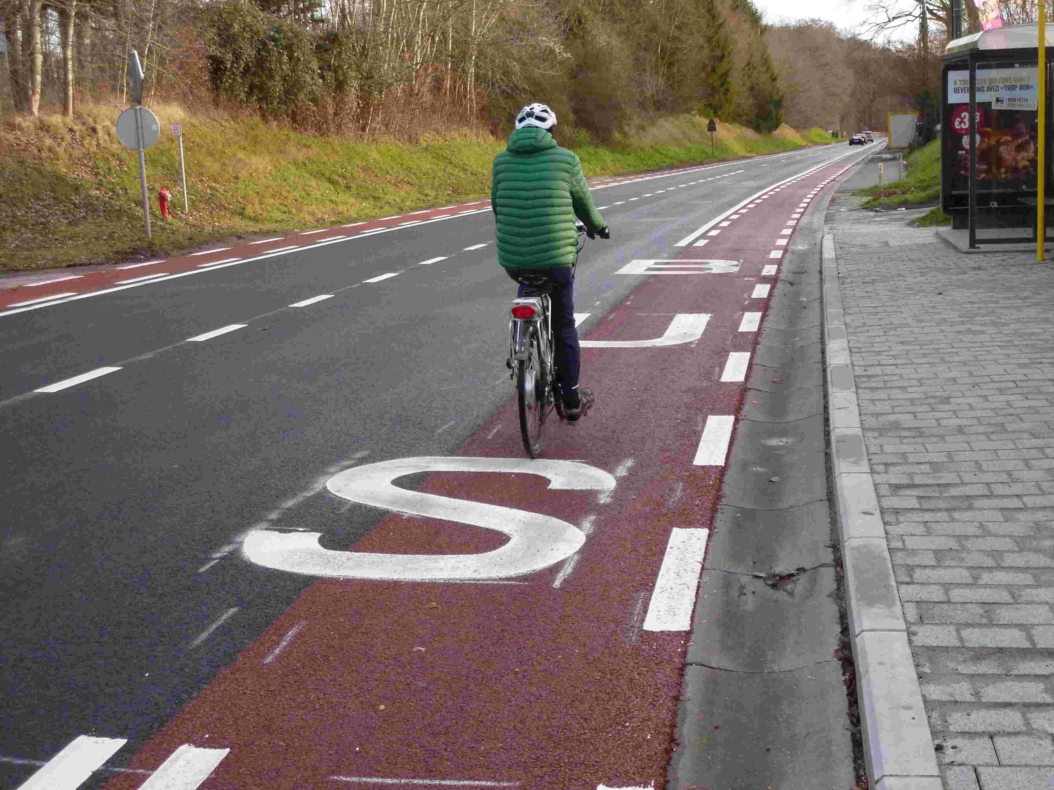 N4 - Wavre - Nouvelle piste cyclable