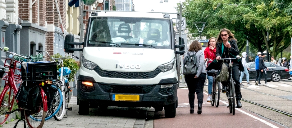 Parking sauvage à Amsterdam