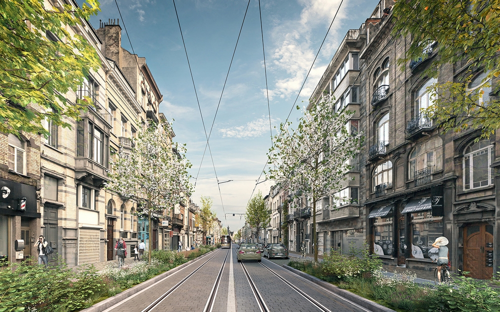 Projet de réaménagement de l'avenue Princesse Elisabeth à Schaerbeek
