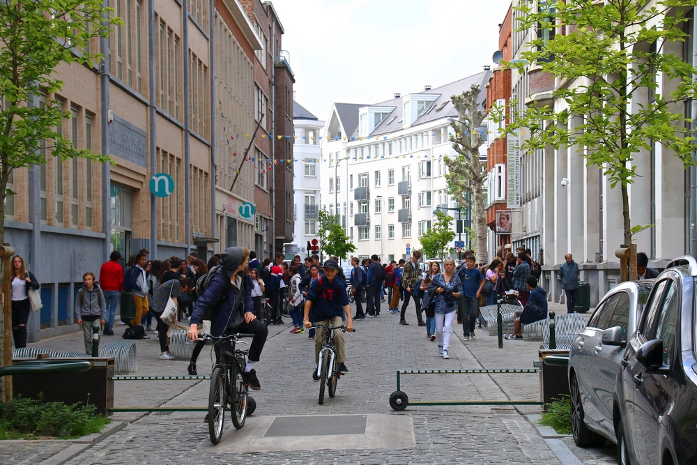 Rue de la Braie à Bruxelles - Rue scolaire