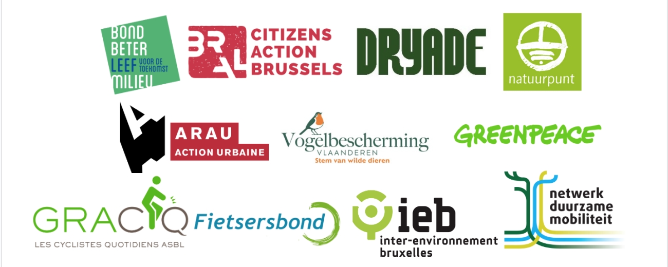 Onze associations environnementales et de mobilité s'opposent à l'élargissement du ring de Bruxelles