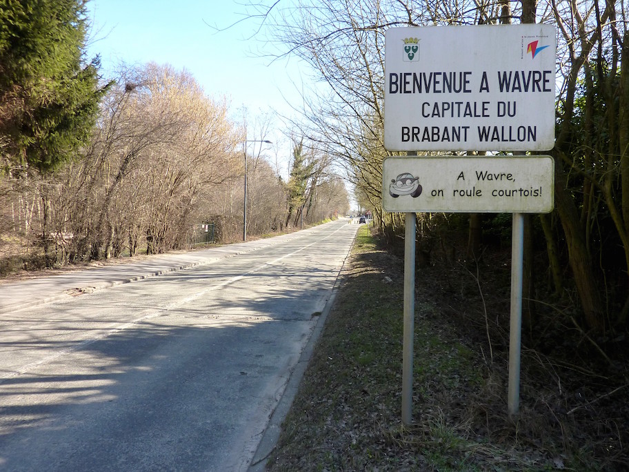 Entrée dans Wavre